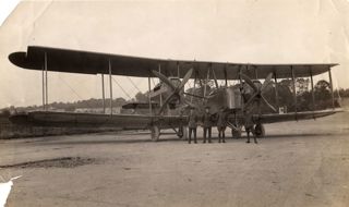 Brooklands Museum Surrey, Australia Flight Vimy With Smith Brothers, Bennet And Shiers At Brooklands 1919Sm