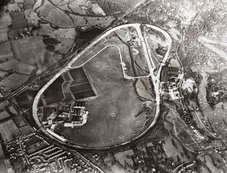 Brooklands Racetrack Aerial View 1939 Surrey