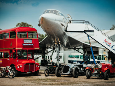 Brooklands Museum Weybridge Surrey Concorde Aircraft Bus Racing Car Classic Car History Motorcycle family